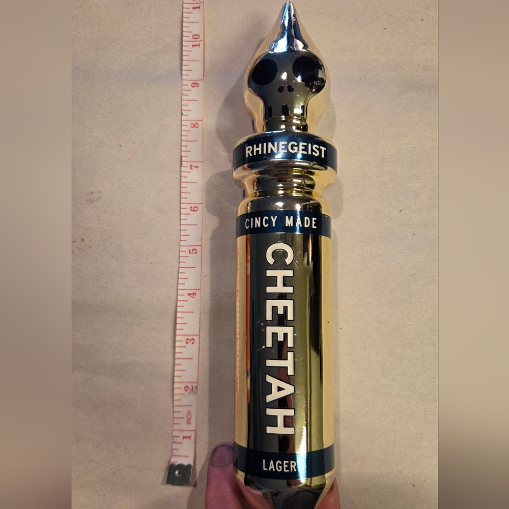 Rhinegeist Cheetah Lager Tap Handle